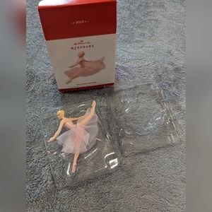 Hallmark ballerina ornament 2013 nib